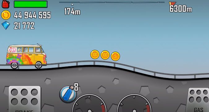 hill climb race best vehicle for each stage