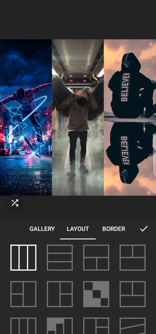 inshot app collage