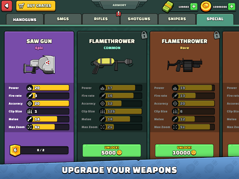 Upgrade Weapons
