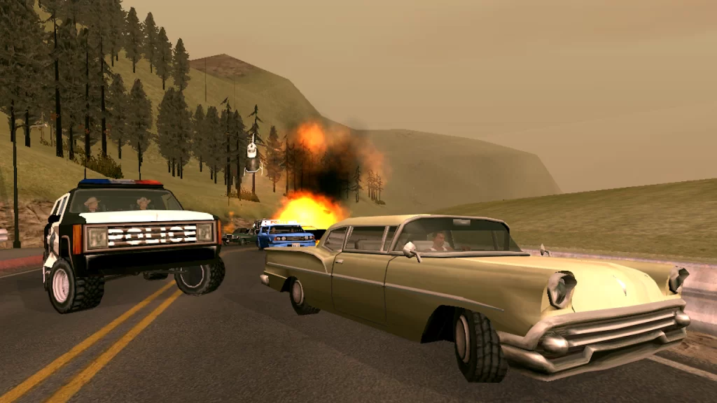 Grand Theft Auto: San Andreas MOD APK gameplay