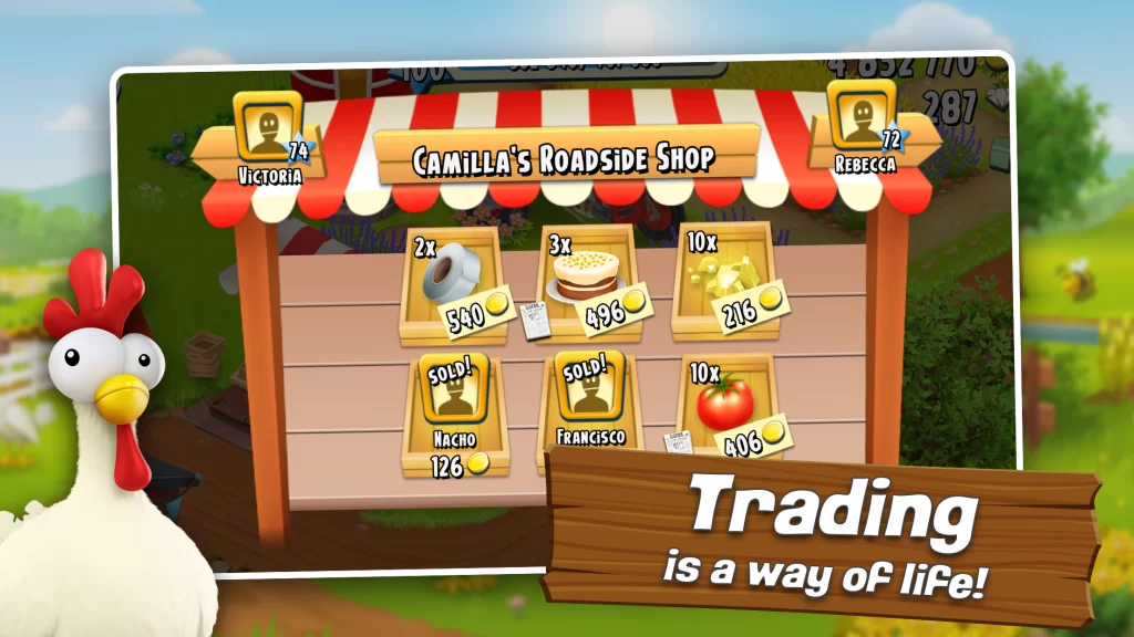 hay day trading 
