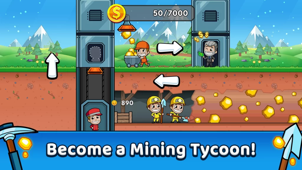 Idle Miner Tycoon MOD APK unlimited coins