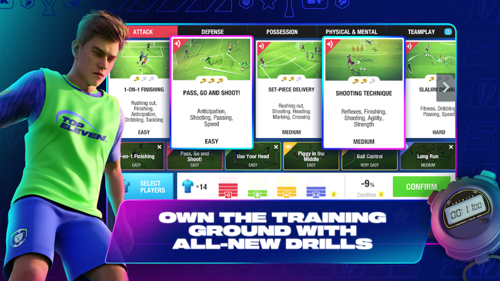 Top Eleven Be a Soccer Manager MOD APK
